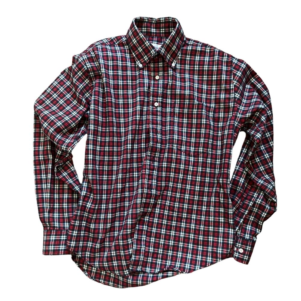 Tootal plaid oxford long sleeve shirt Mens small